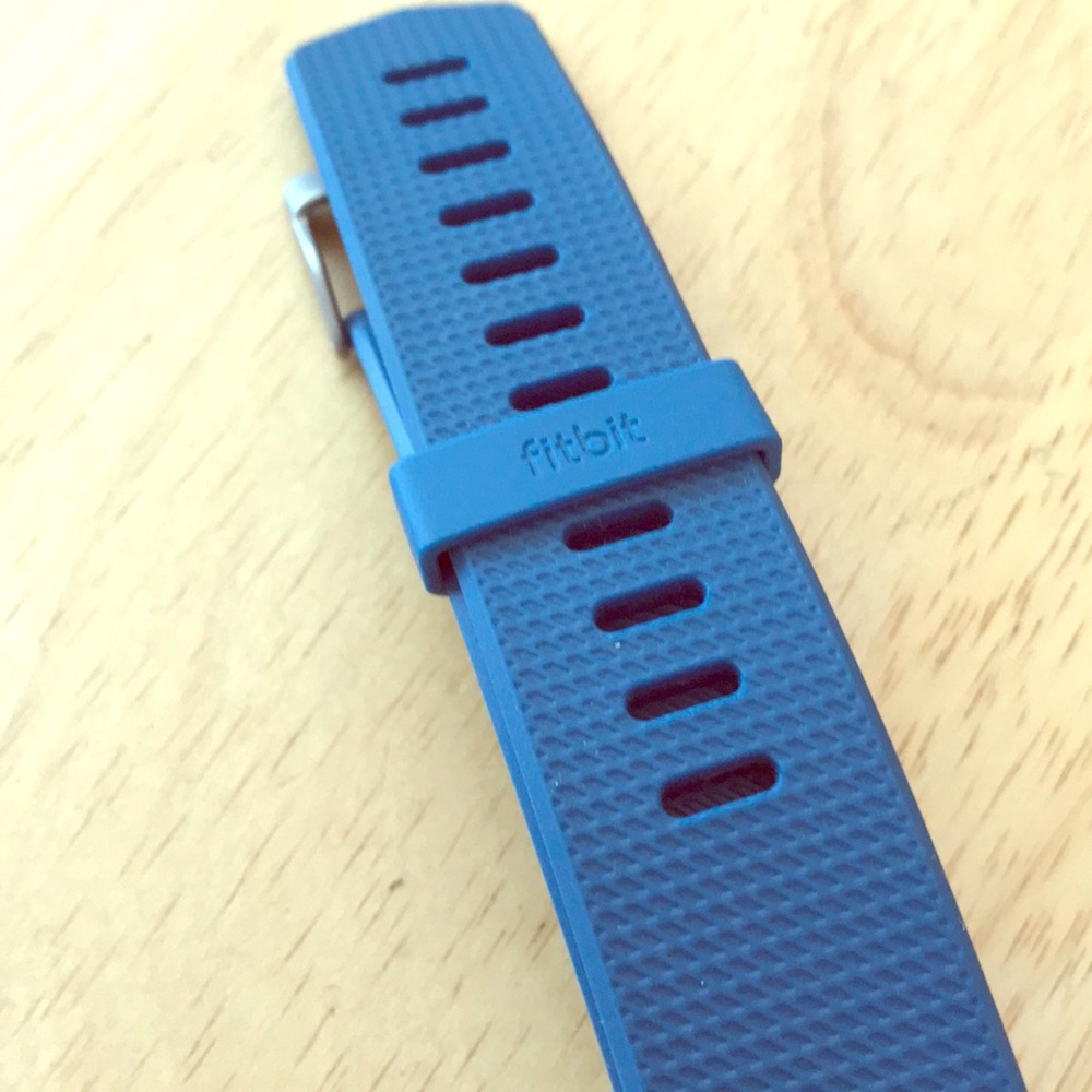 Fitbit blue band interchangeable silicone